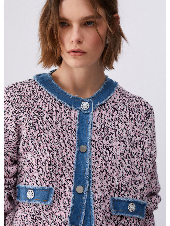 Liu Jo Liu Jo Cardigan WA6084MA70RL9048 Rosa Regular Fit