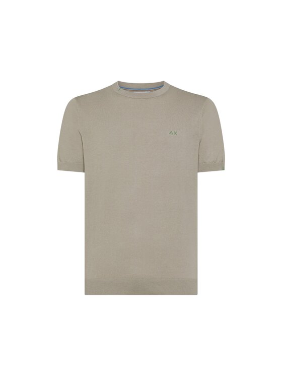 SUN68 SUN68 T-Shirt q-roa-35788 Beżowy Regular Fit