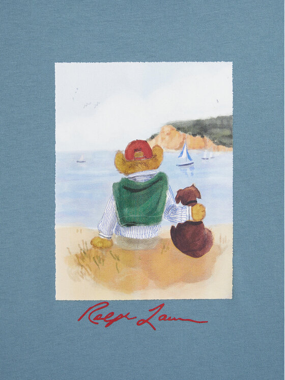 Polo Ralph Lauren Polo Ralph Lauren T-Shirt 323A12424001 Μπλε Regular Fit