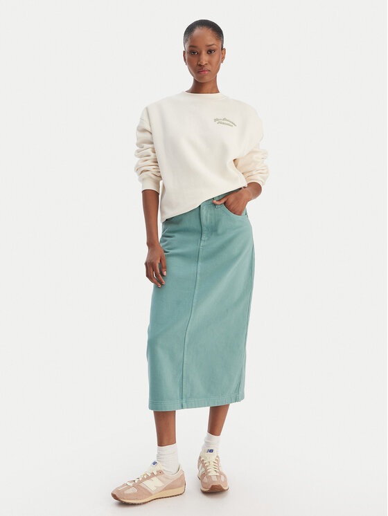 Quiksilver Quiksilver Дънкова пола Mason EQWWK03027 Електриков Regular Fit