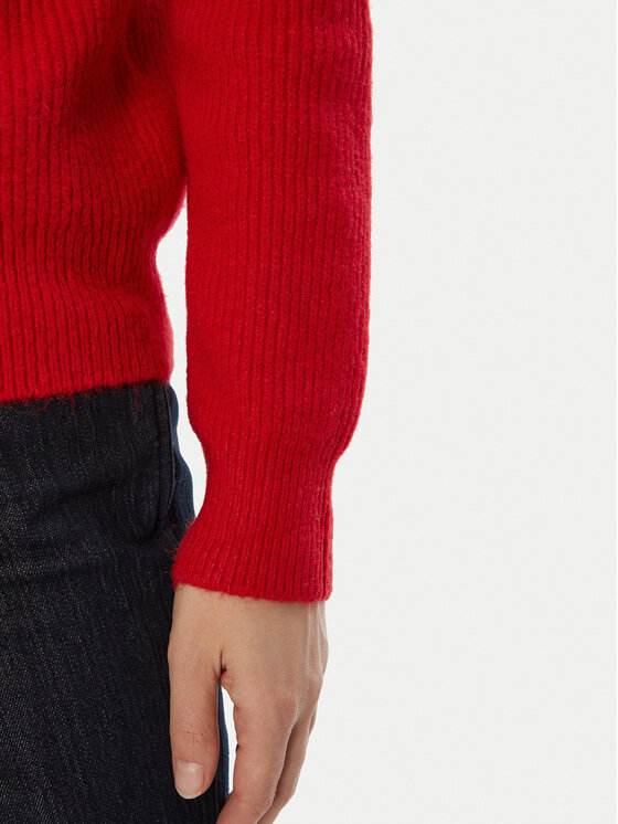 Morgan Morgan Sweater 242-MCOLAR Piros Regular Fit