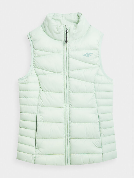 4F 4F Weste 4FJAW23TVJAF039 Grün Regular Fit
