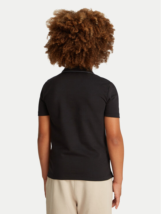 Calvin Klein Jeans Calvin Klein Jeans Polo särk Embro Logo IB0IB02370 Must Regular Fit