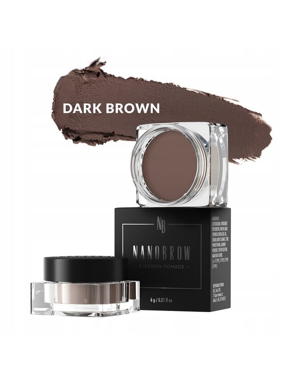 Nanobrow Nanobrow Eyebrow Pomade Kredka do brwi Dark Brown