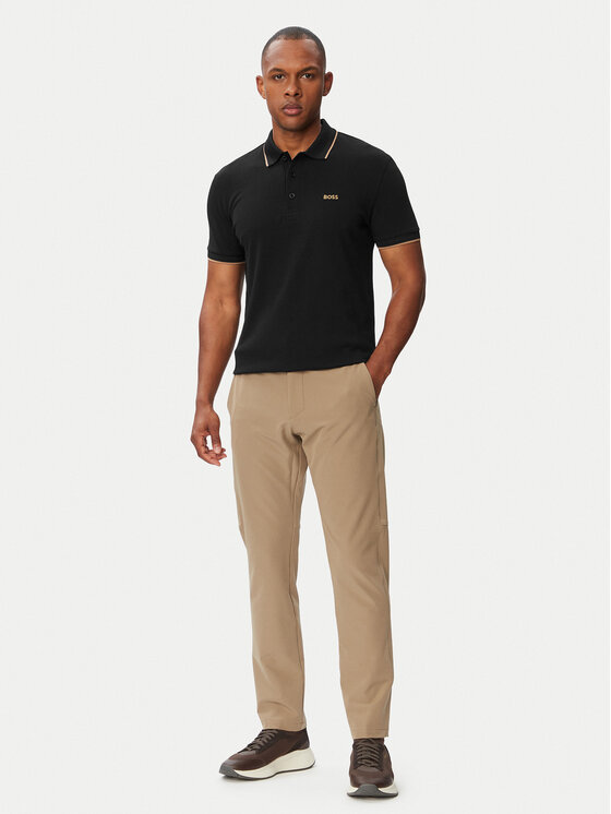 BOSS BOSS Polo Paddy 50469055 Czarny Regular Fit