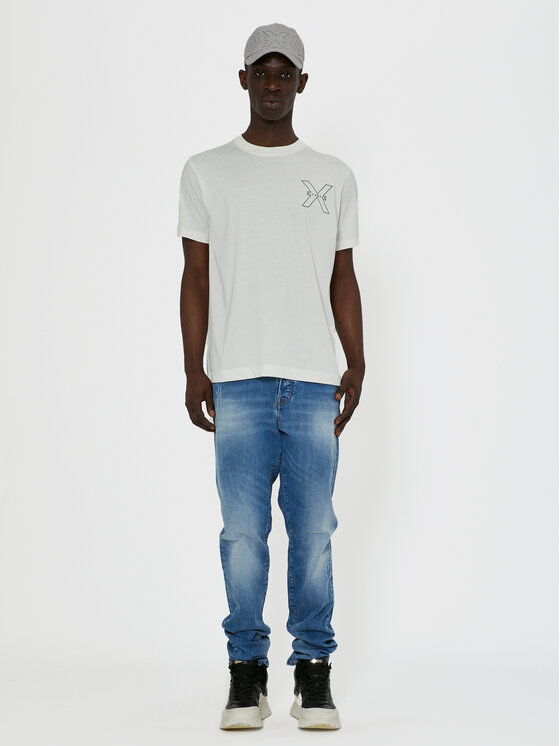 Richmond X Richmond X T-shirt Rached UMP24031TS Bijela Regular Fit