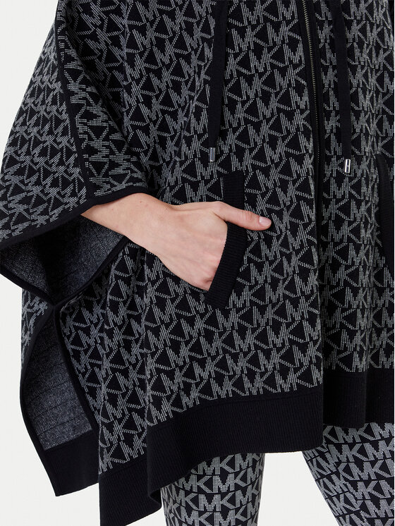 MICHAEL Michael Kors MICHAEL Michael Kors Пончо MT561CCK87 Чорний Relaxed Fit
