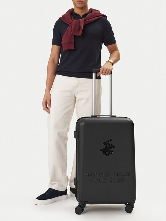 Beverly Hills Polo Club Beverly Hills Polo Club Середня валіза CEO-BHPC-M-003-08-BLACK Чорний
