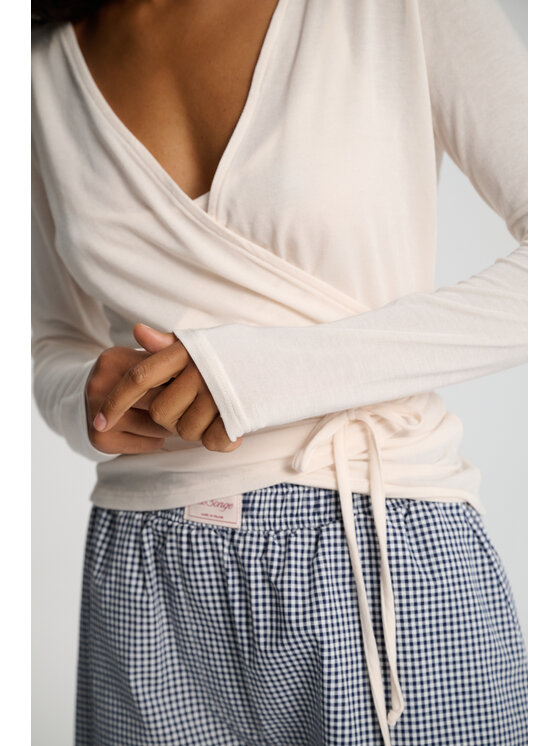 Le Songe Le Songe Bluzka ERIN Kremowy Basic Fit