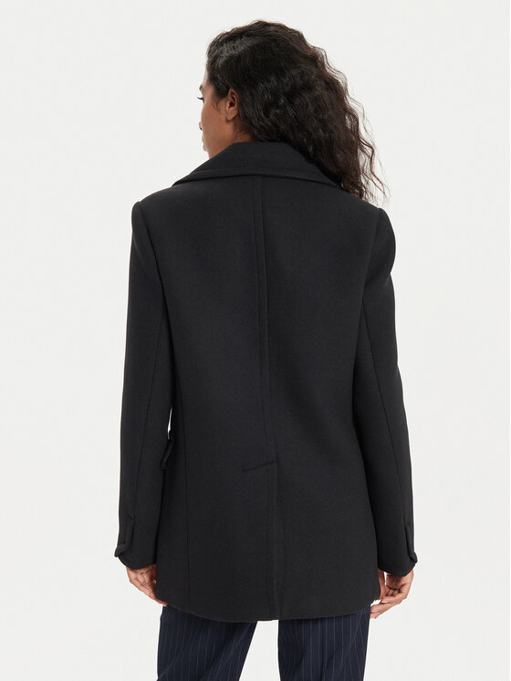 Morgan Morgan Cappotto di transizione 242-GCAB Nero Regular Fit
