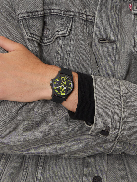 Nautica Nautica Ρολόι NAPJSS221 Μαύρο