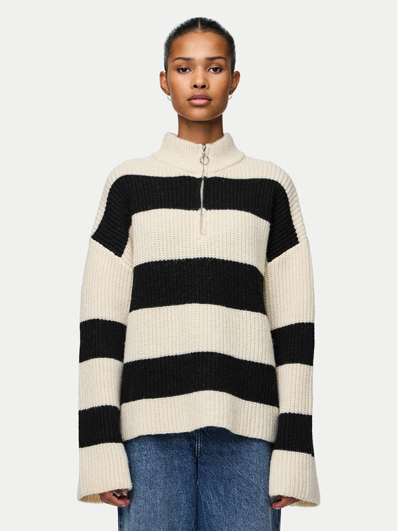 Pieces Pieces Sweater Nalini 17151182 Bézs Regular Fit