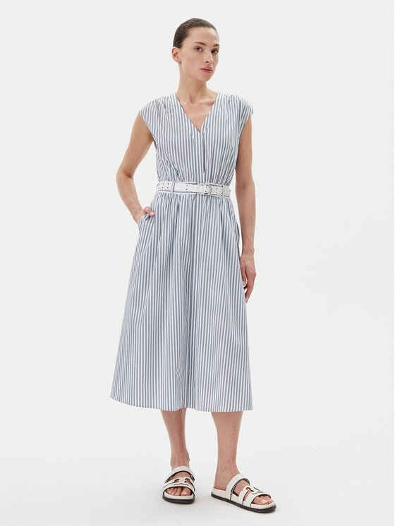 MICHAEL Michael Kors MICHAEL Michael Kors Vsakodnevna obleka MS5830KHJ7 Modra Regular Fit