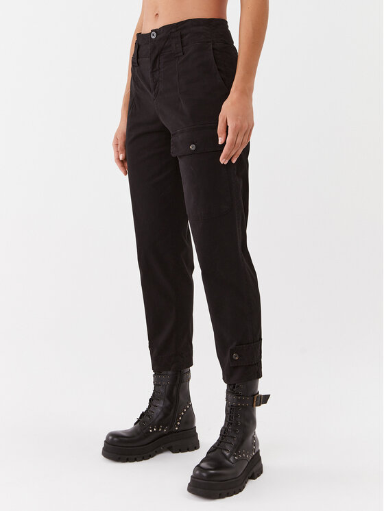 PINKO Pinko Текстилни панталони Globo 102042 A15L Черен Regular Fit