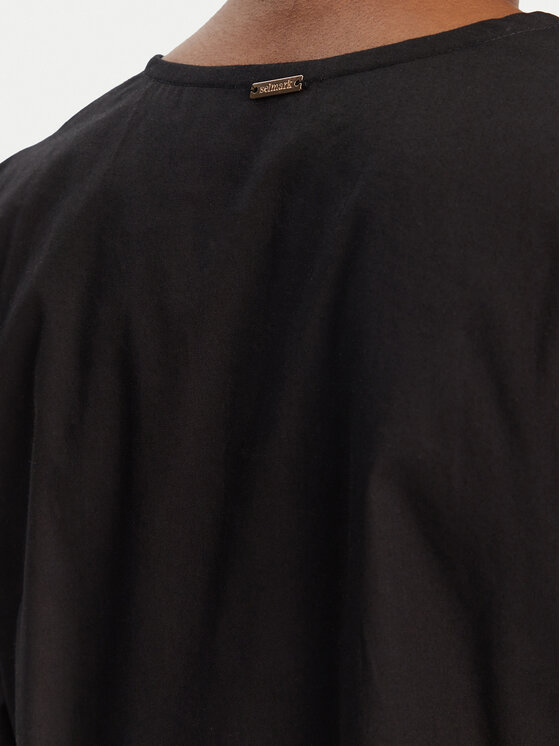 Selmark Selmark Vestito estivo BN198 Nero Relaxed Fit
