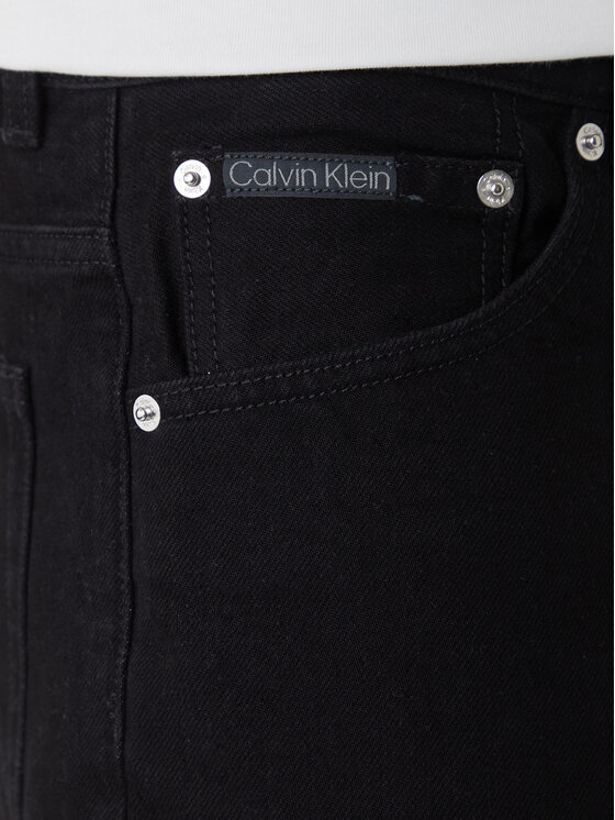 Calvin Klein Jeans Calvin Klein Jeans Szorty jeansowe 90's LV04RF794G Czarny Slim Fit