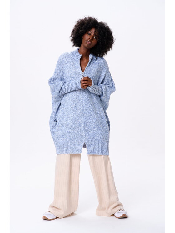 blue shadow blue shadow Kardigan Panga Niebieski Regular Fit