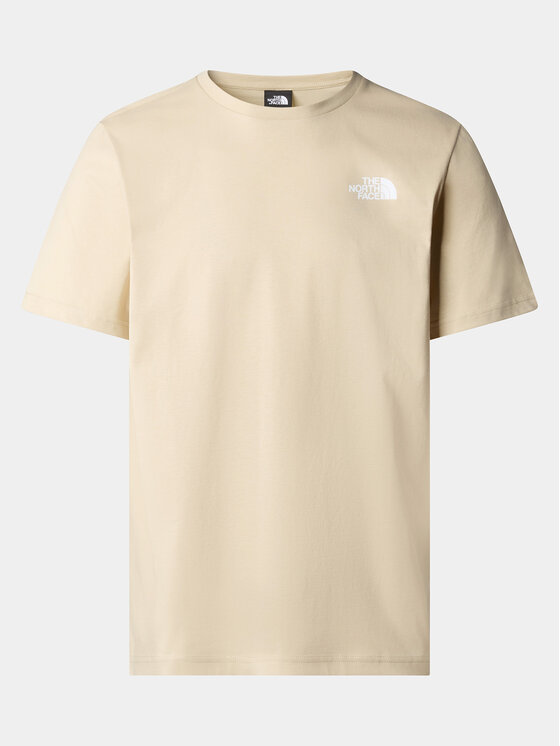 The North Face The North Face T-särk Redbox NF0A87NP Beež Regular Fit