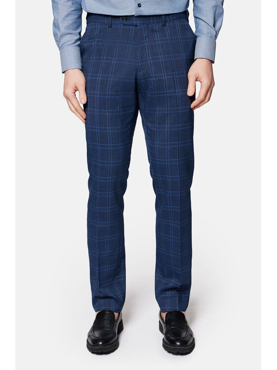 Lancerto Lancerto Garnitur Ramalio GA073124000006 Granatowy Slim Fit