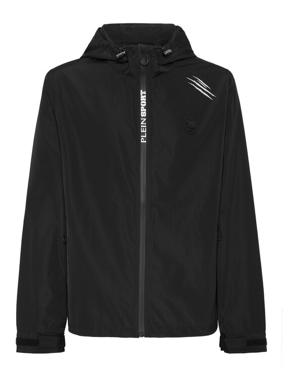 Plein Sport Plein Sport Giacca a vento 24049 Nero Regular Fit