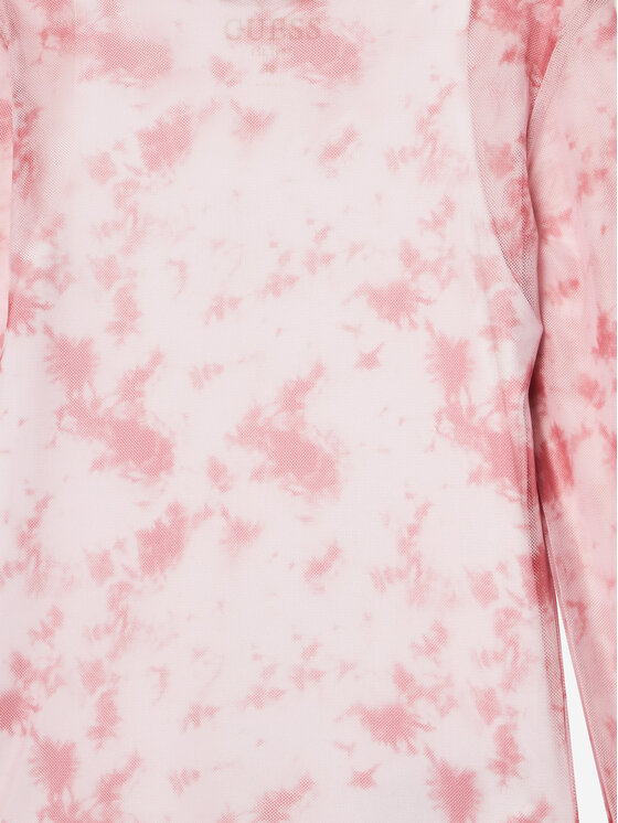 Guess Guess Bluse J5RP03 KCLZ0 Rosa Regular Fit