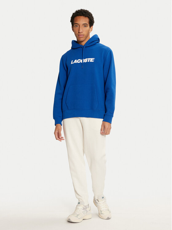 Lacoste Lacoste Bluza SH2860 Niebieski Regular Fit