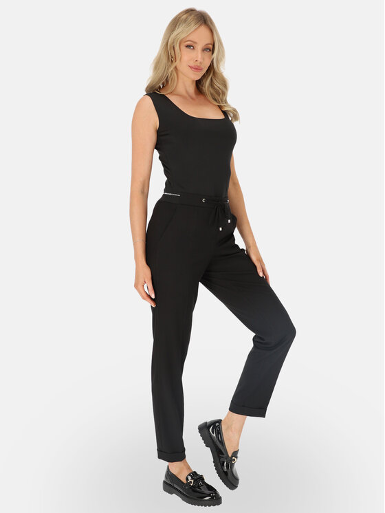 L’AF L’AF Spodnie materiałowe Liberty Czarny Regular Fit