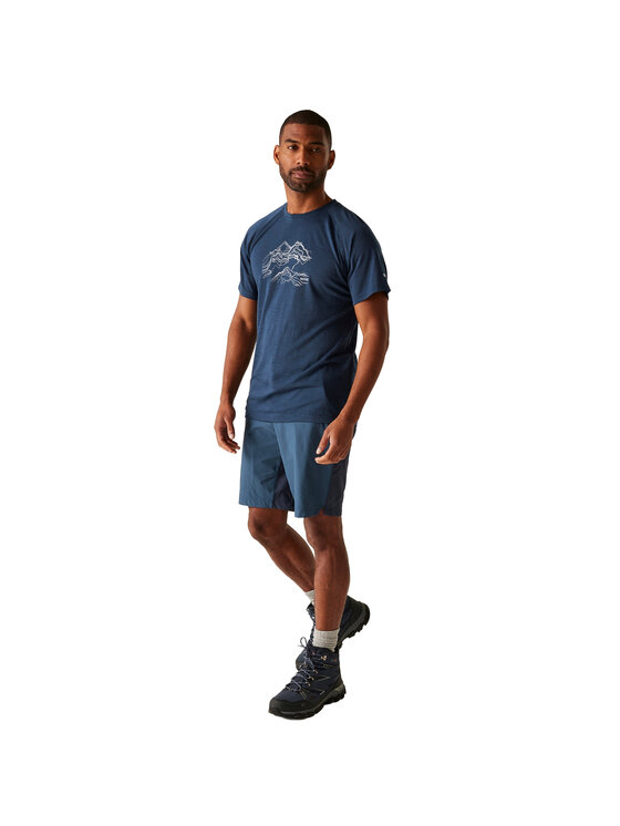 Regatta Regatta T-Shirt Escade Błękitny Short Fit
