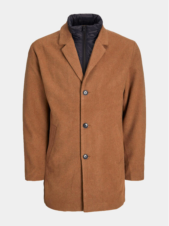 Jack & Jones Jack & Jones Kevad-sügis mantel 12236160 Pruun Regular Fit