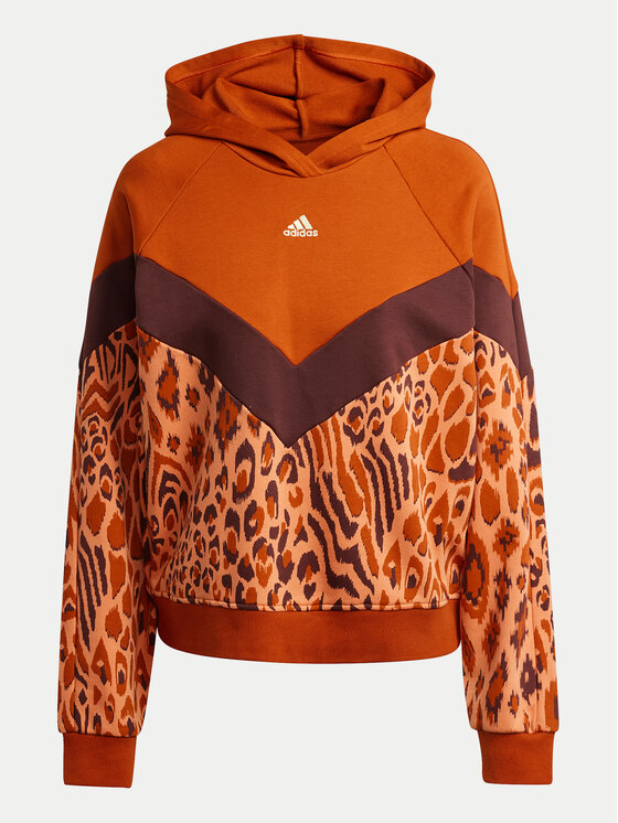 adidas Felpa FARM Rio IV9739 Arancione Loose Fit