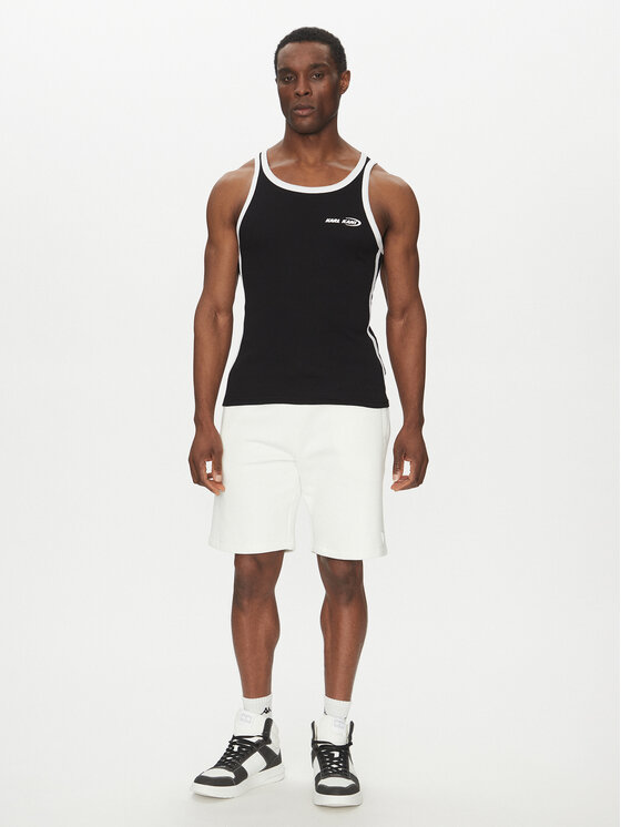 Karl Kani Karl Kani Tank-Top Ellipse 60310051 Schwarz Slim Fit
