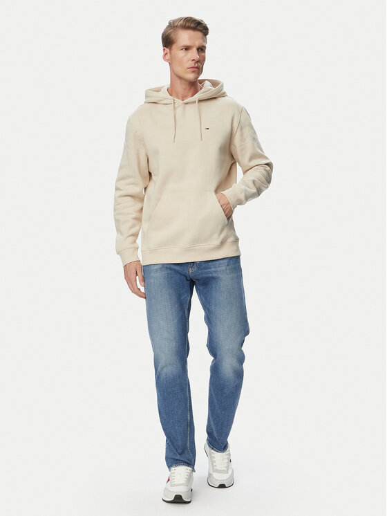 Tommy Jeans Tommy Jeans Μπλούζα DM0DM20742 Ανοιχτό μπεζ Regular Fit