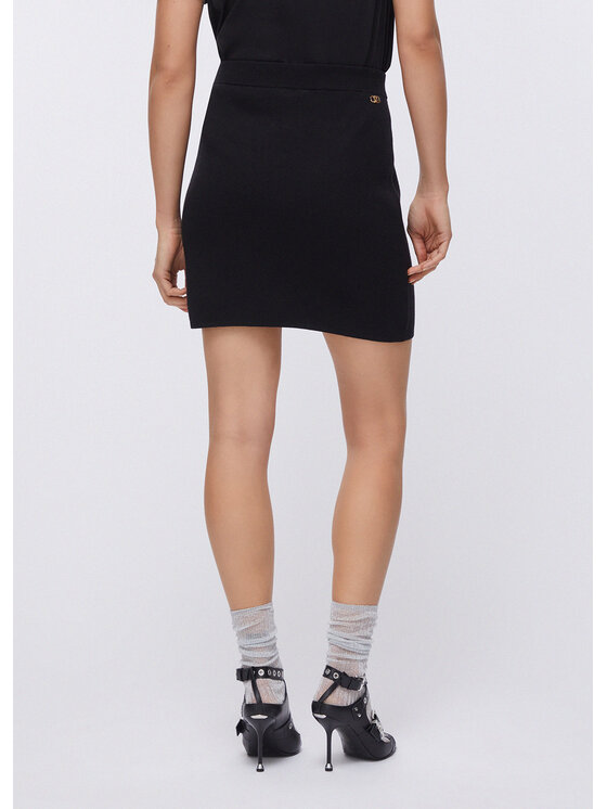 Liu Jo Liu Jo Spódnica mini TA6044MS59L22222 Czarny Regular Fit
