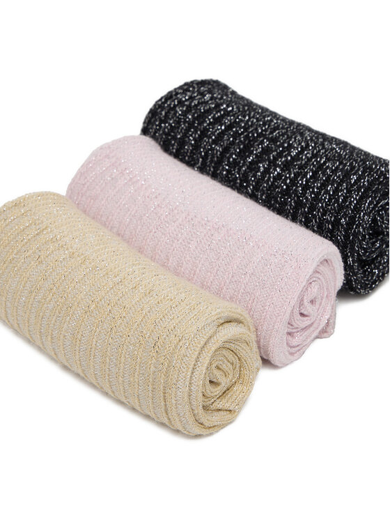 Nine West Nine West Hosszú zoknik CEO_AS_NW_07_W_AW25 (3 PACK) mix Rózsaszín