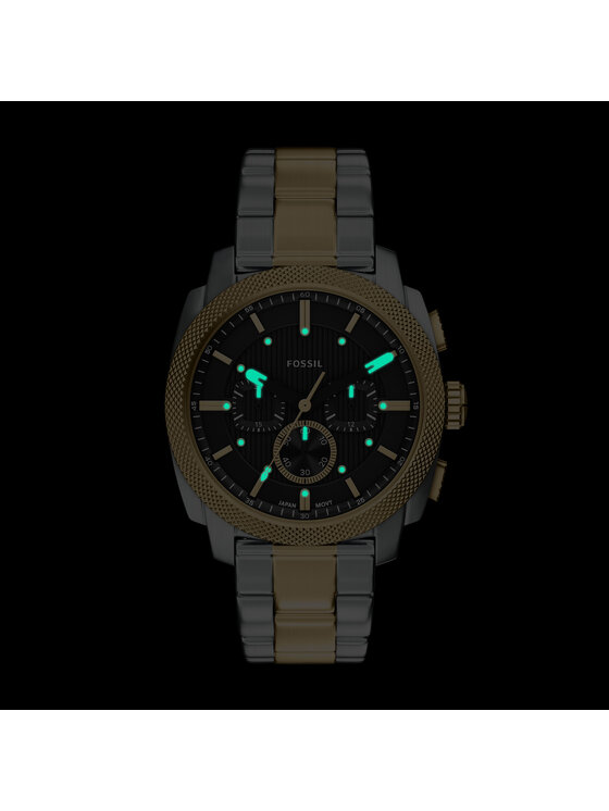 Fossil Fossil Hodinky Machine Chrono FS6159 Zlatá