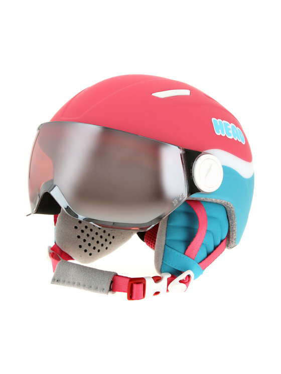 Head Skijaška Kaciga Maja Visor Pink/Blue 328334 Ružičasta