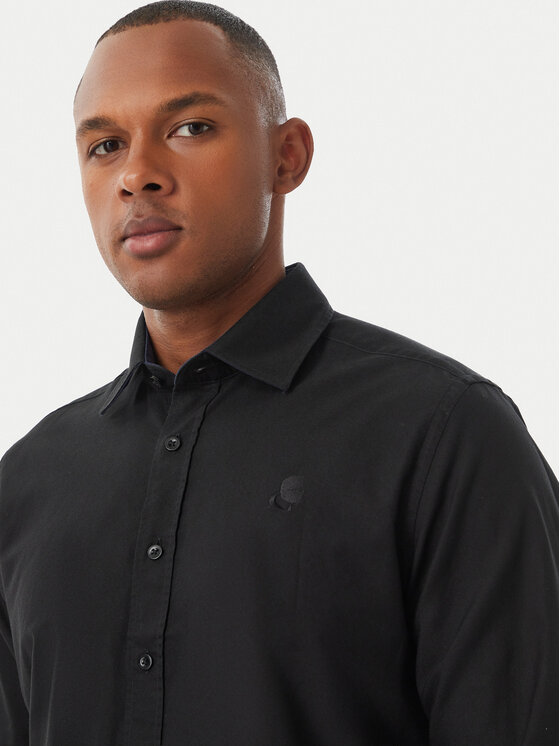 KARL LAGERFELD KARL LAGERFELD Cămașă 605192 561784 Negru Modern Fit