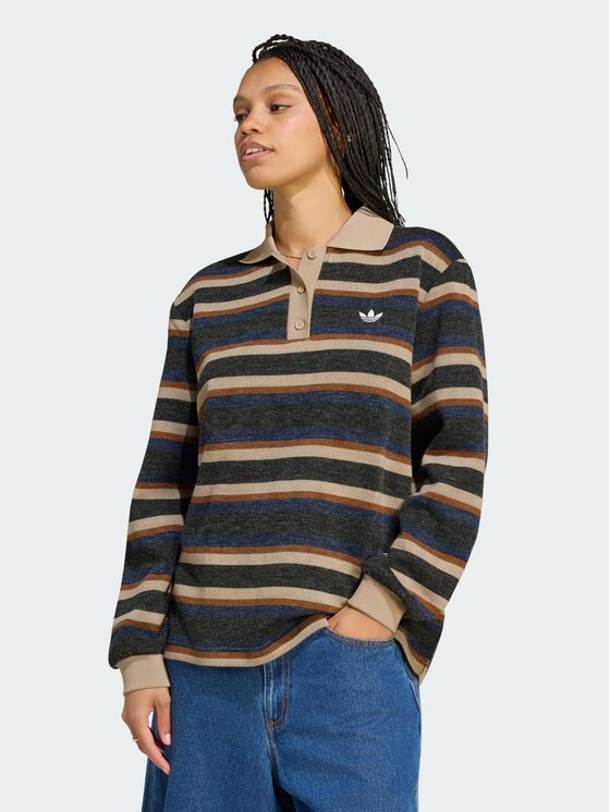 adidas adidas Bluza 171460 Czarny Loose Fit