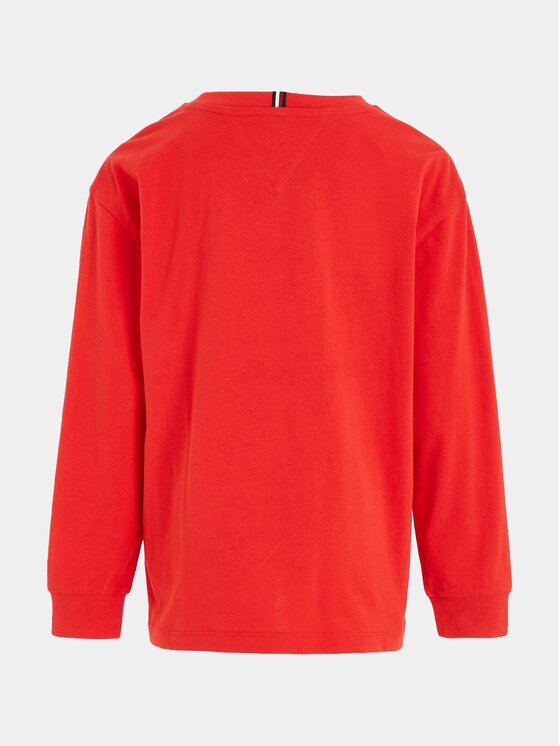 Tommy Hilfiger Tommy Hilfiger Majica Essential KB0KB08576 S Narančasta Regular Fit