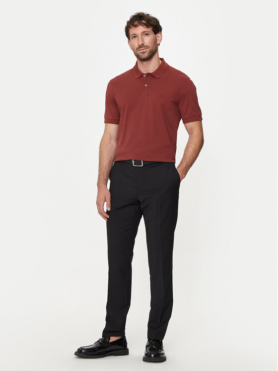 BOSS BOSS Polo Pallas 50468301 Czerwony Regular Fit