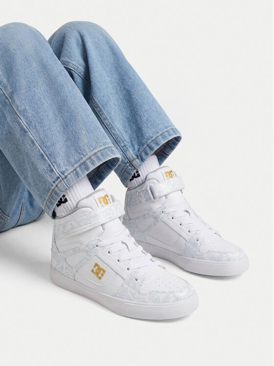 DC Shoes Sneakers EO-PURE HIGH-TOP SE EV SN DC01796114 Alb