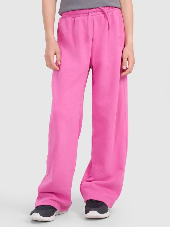 4F 4F Pantaloni da tuta 4FJRAW25TTROF1601-54S Rosa Oversize