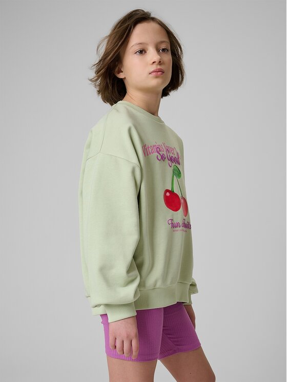 4F 4F Felpa 4FJRSS26TSWSF2903-47S Verde Loose Fit