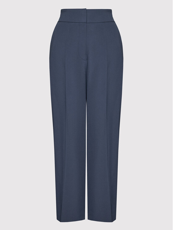 HUGO Hugo Culottes nohavice Halasa 50460525 Tmavomodrá Regular Fit