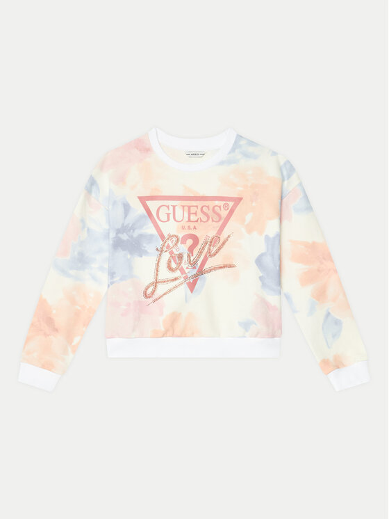 Guess Guess Majica dugih rukava J5RQ06 KA6R4 Šarena Regular Fit