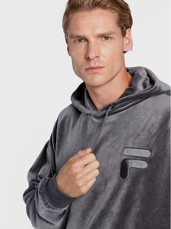 Generisch Leitwolf Felpa Con Cappuccio Uomo, Colore Grigio, Taglia XXL, 100% Cotone