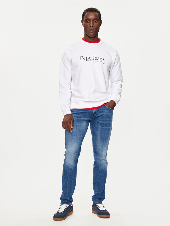 Pepe Jeans Pepe Jeans Majica dugih rukava PM582699 Bijela Regular Fit