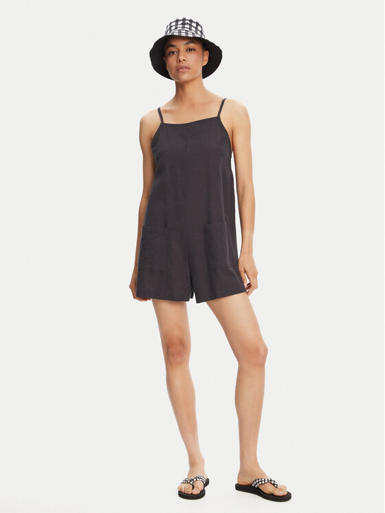 Roxy Roxy Kombinezon Lavender Haze ERJWO03014 Crna Regular Fit