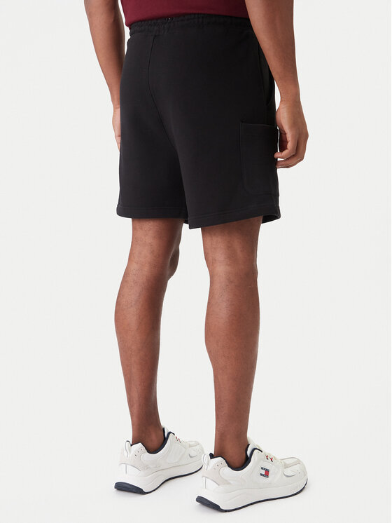 Tommy Jeans Tommy Jeans Pantaloni scurți sport Badge DM0DM18479 Negru Regular Fit