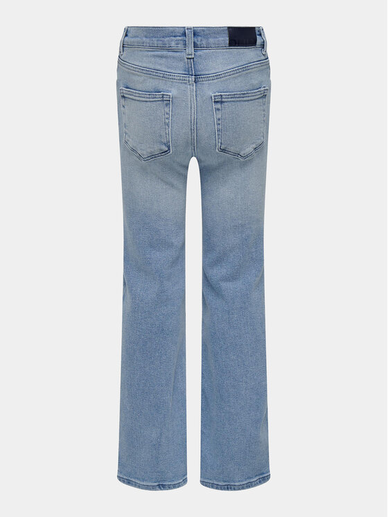 Kids ONLY Kids ONLY Jeans hlače Juicy 15300735 Modra Wide Leg